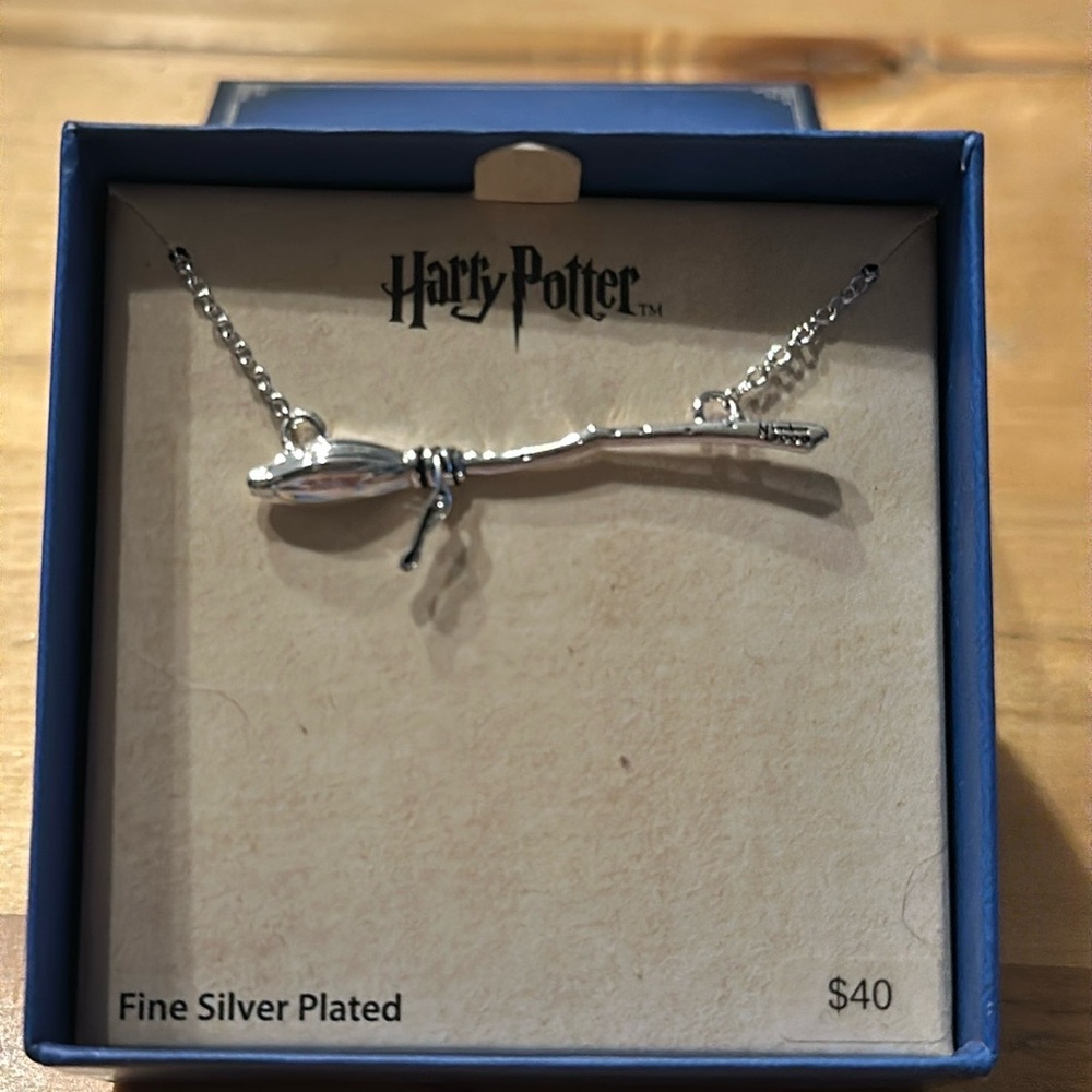 Harry Potter Broom Necklace